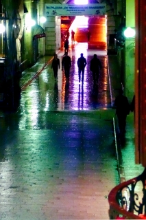 Rainy night in Zadar